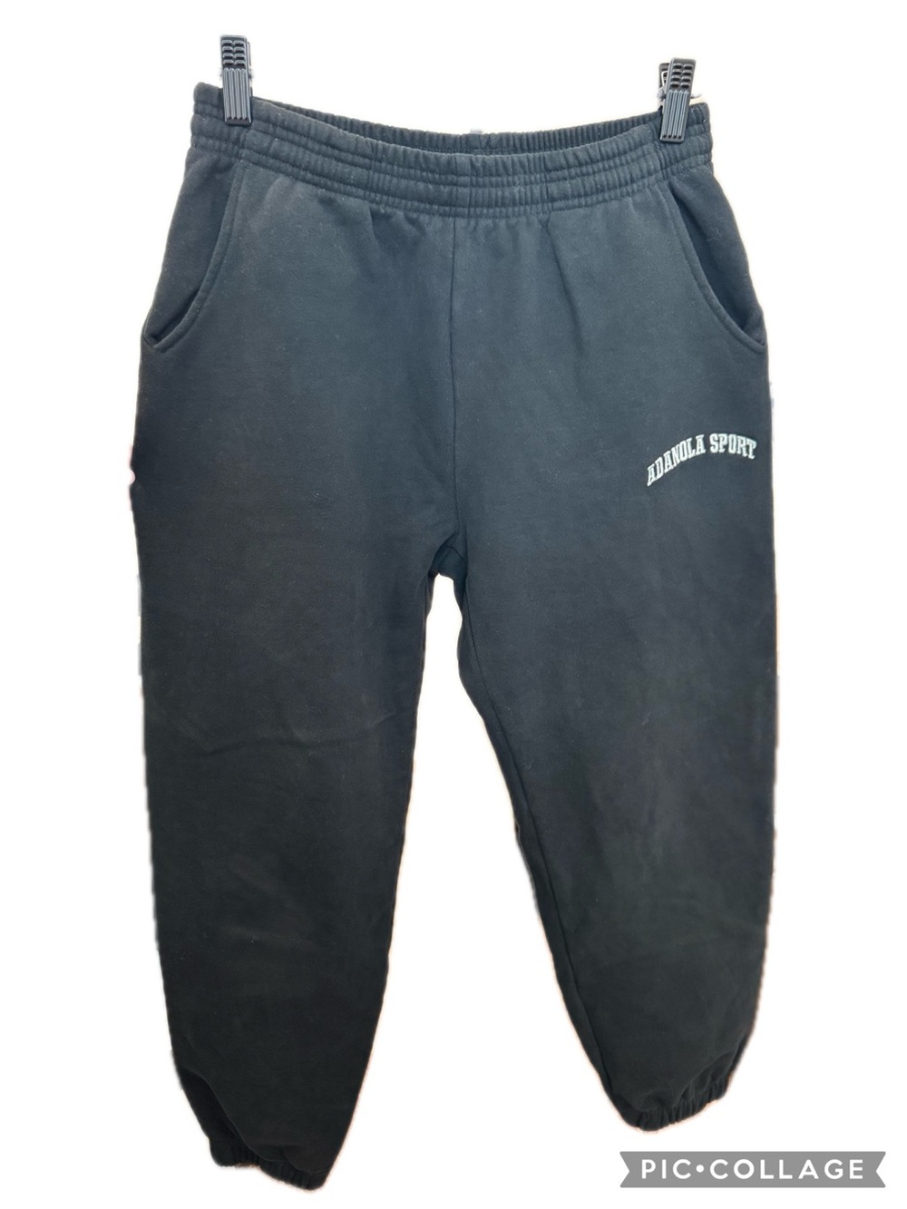 Adanola Black Jogger Sweatpants - Picture 3 of 9